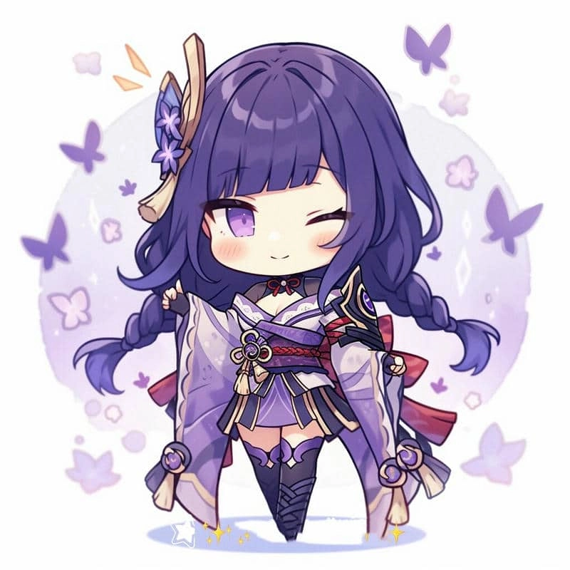 Ảnh Raiden Shogun chibi