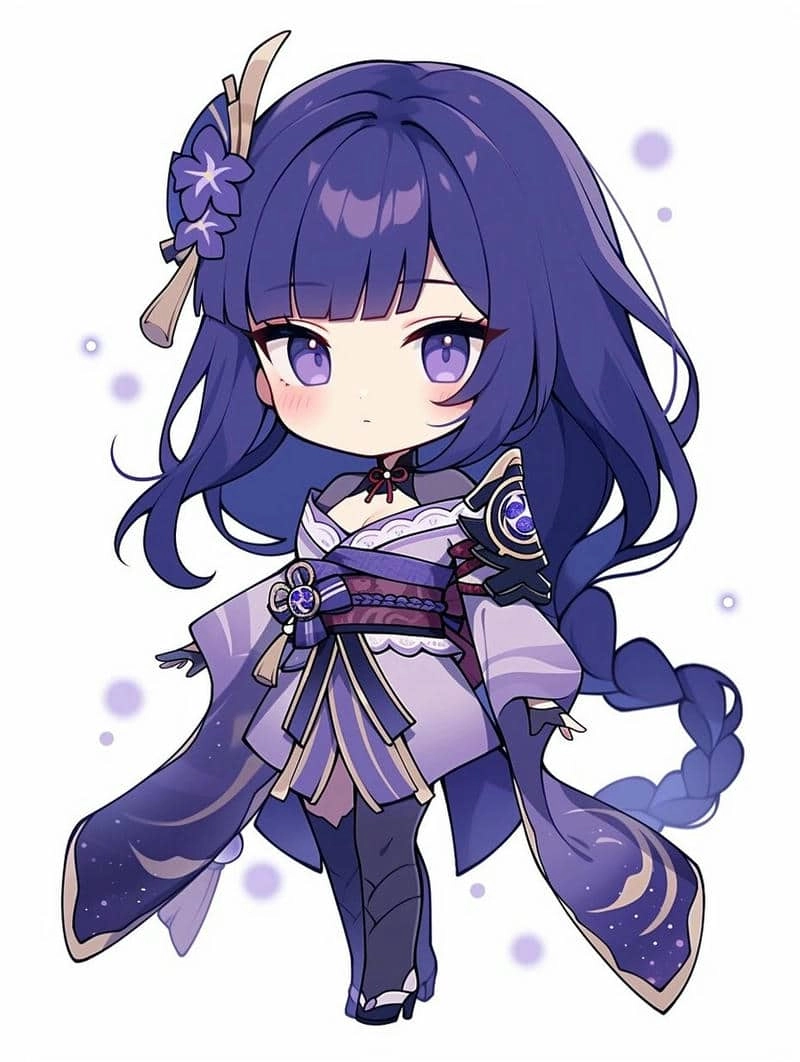 Ảnh Raiden Shogun chibi