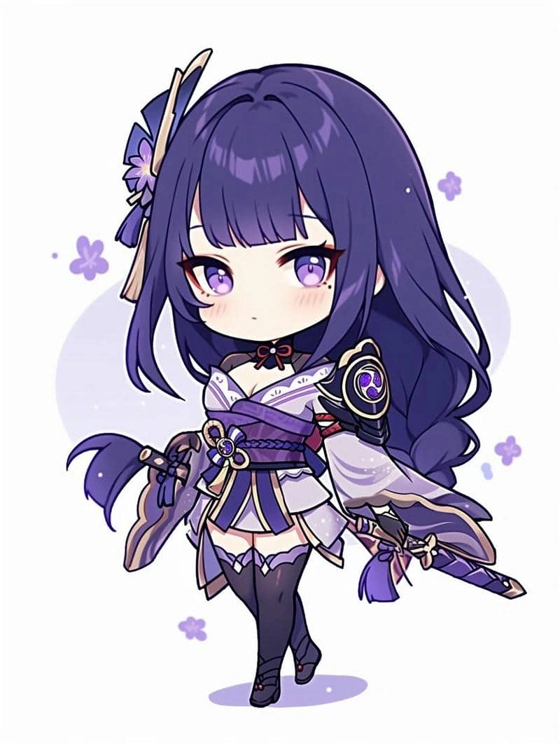 Ảnh Raiden Shogun chibi