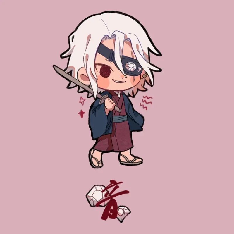 Ảnh Thanh Gươm Diệt Quỷ chibi