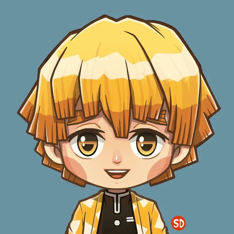 Ảnh Thanh Gươm Diệt Quỷ chibi