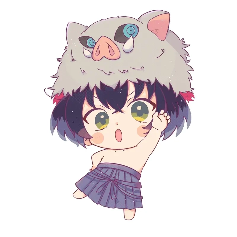 Ảnh Thanh Gươm Diệt Quỷ chibi