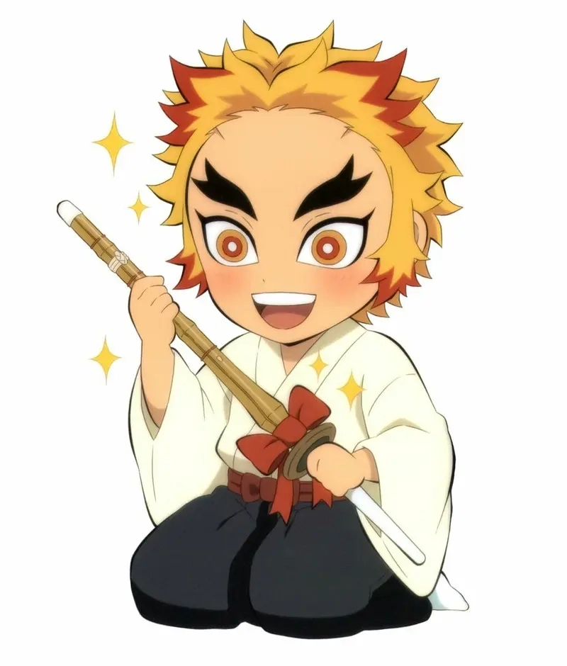 Ảnh Thanh Gươm Diệt Quỷ chibi