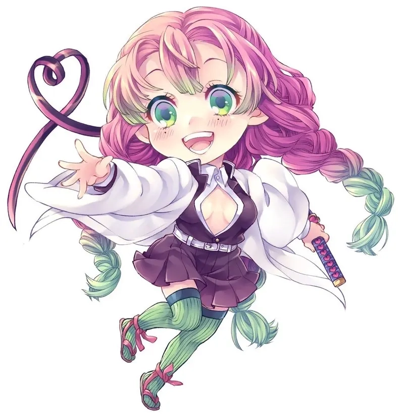 Ảnh Thanh Gươm Diệt Quỷ chibi