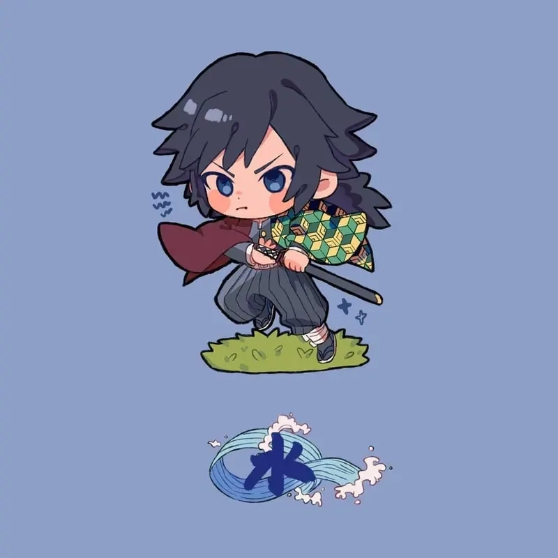 Ảnh Thanh Gươm Diệt Quỷ chibi