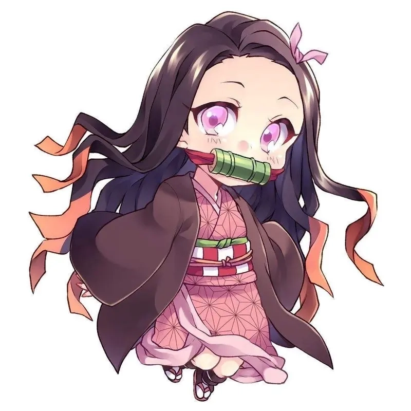 Ảnh Thanh Gươm Diệt Quỷ chibi