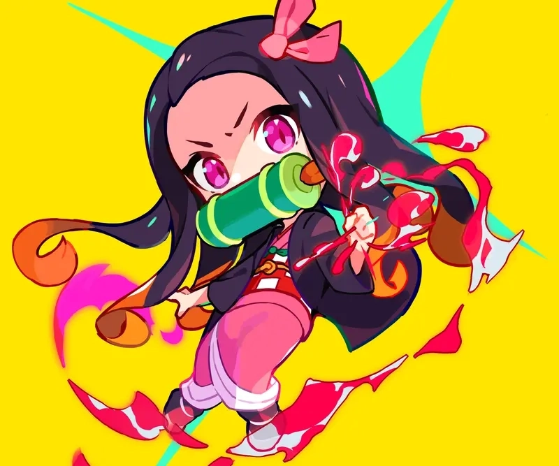 Ảnh Thanh Gươm Diệt Quỷ chibi
