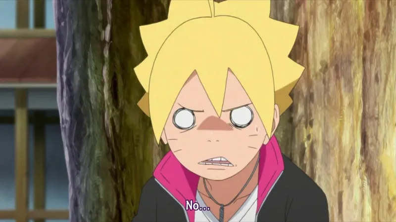 Hình ảnh Boruto Uzumaki với khí chất lãnh đạo vượt bậc