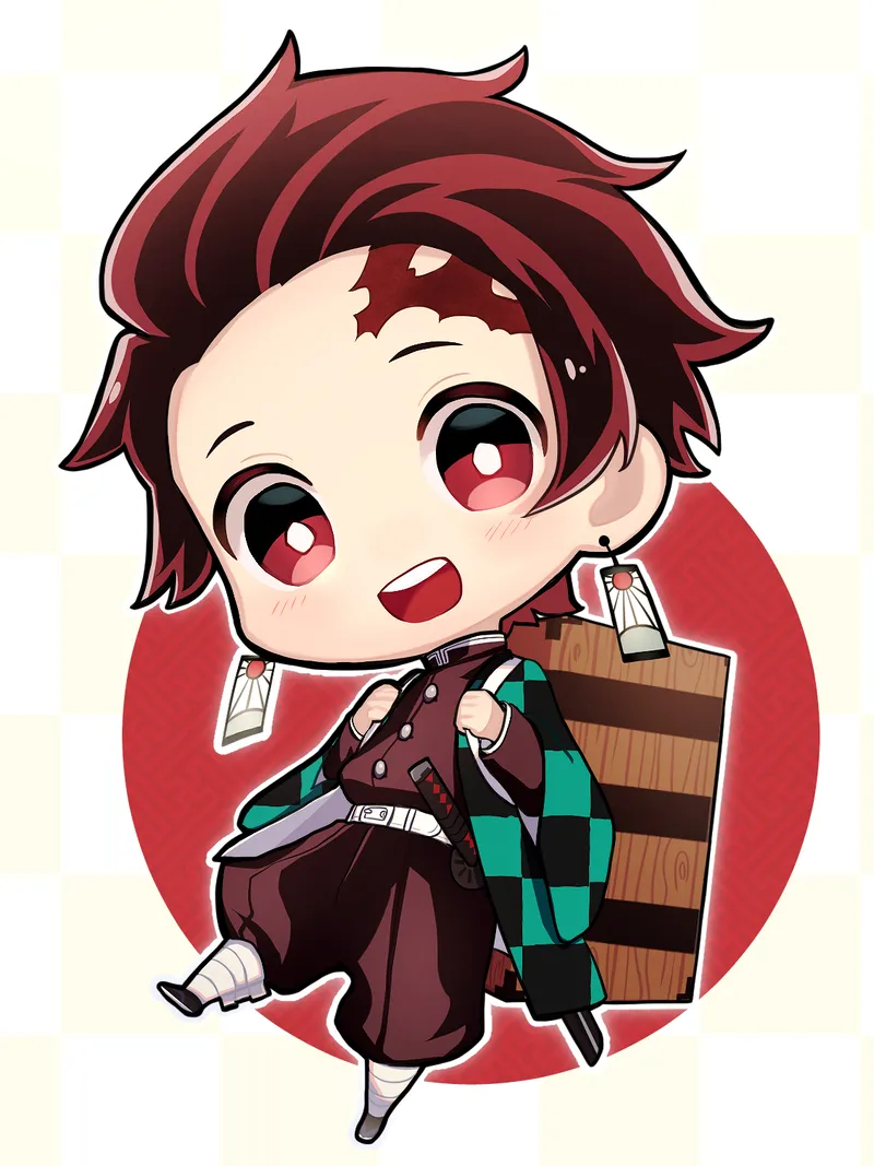 Tải ngay bộ sưu tập Tanjiro chibi ngộ nghĩnh đầy sắc màu.