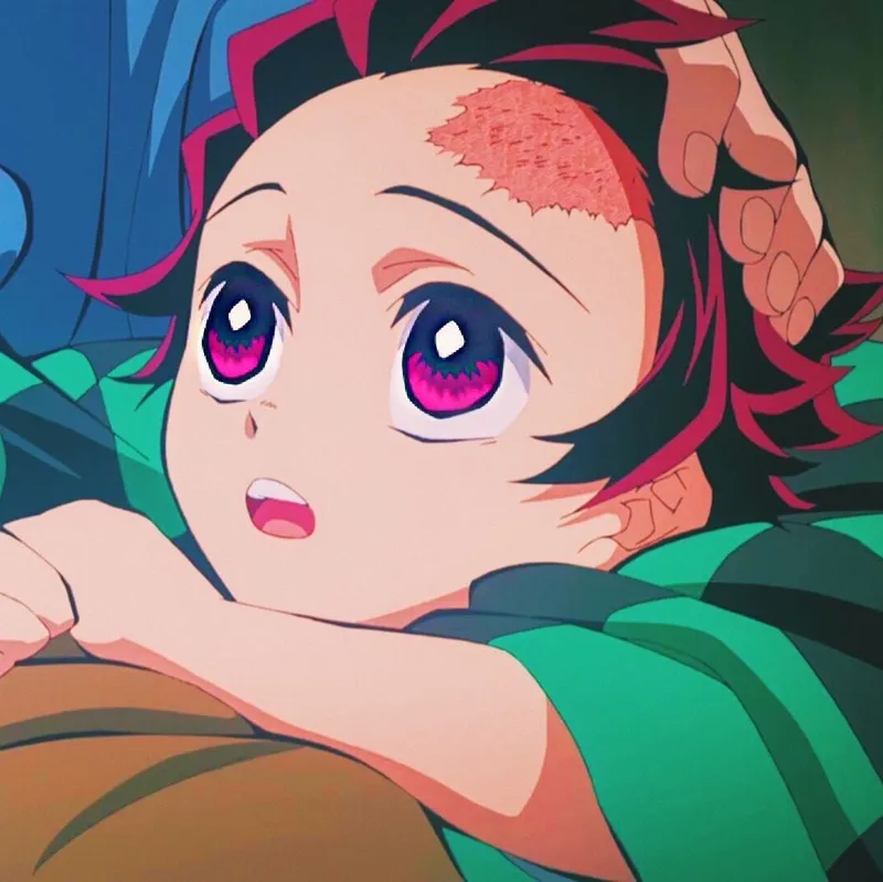 Hình ảnh Tanjiro chibi đẹp, mang lại cảm giác dễ chịu và thú vị.