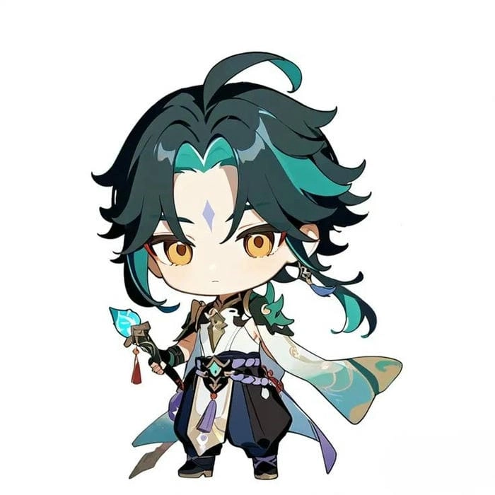 Ảnh Xiao chibi dễ thương