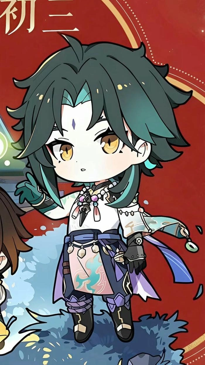 Ảnh Xiao chibi dễ thương