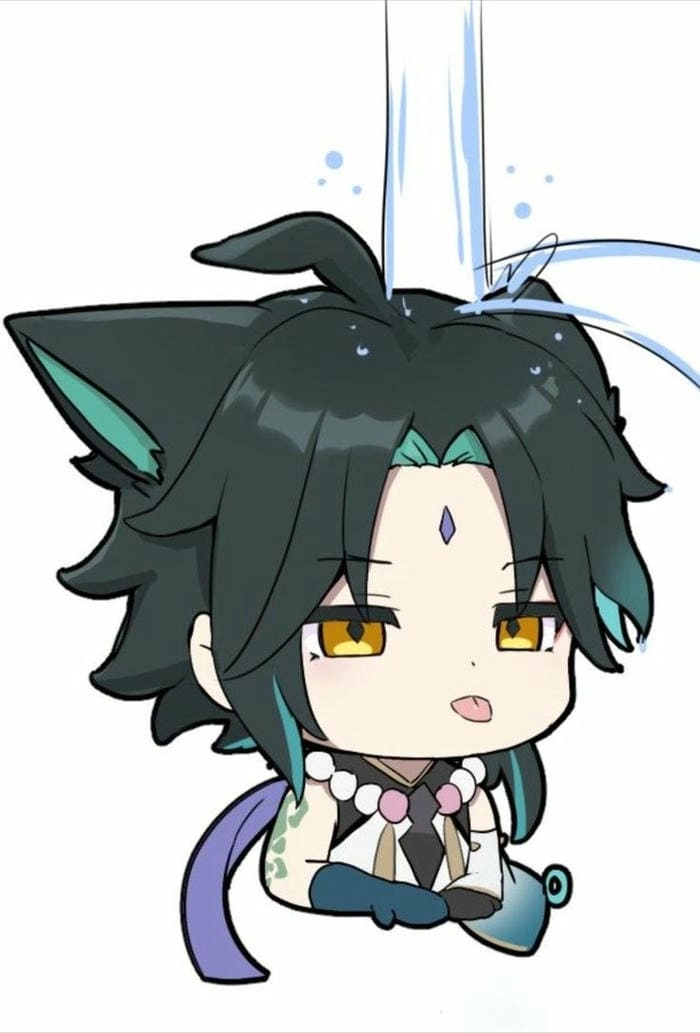 Ảnh Xiao chibi dễ thương