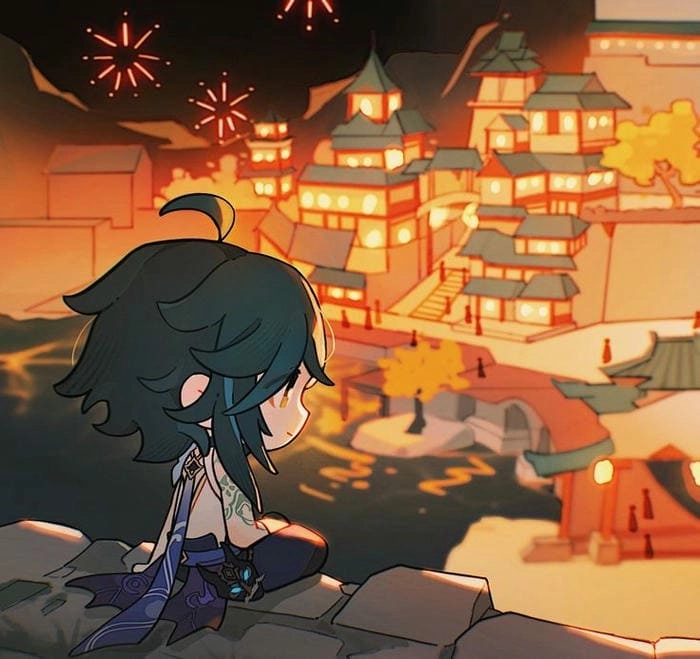 Ảnh Xiao chibi dễ thương
