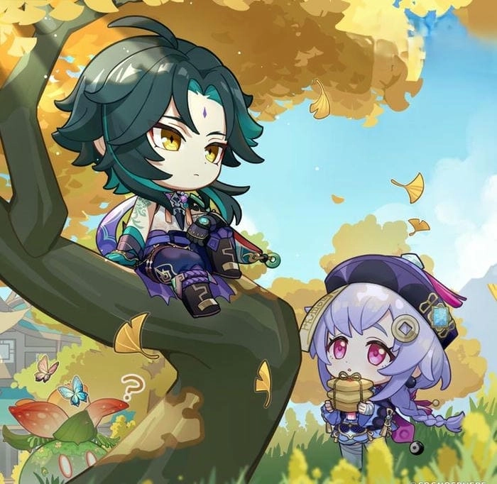 Ảnh Xiao chibi dễ thương