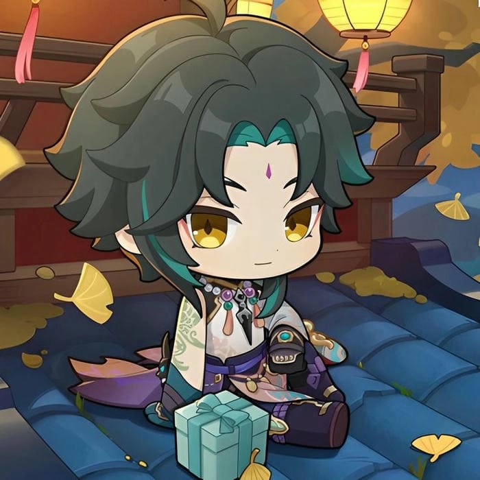 Ảnh Xiao chibi dễ thương