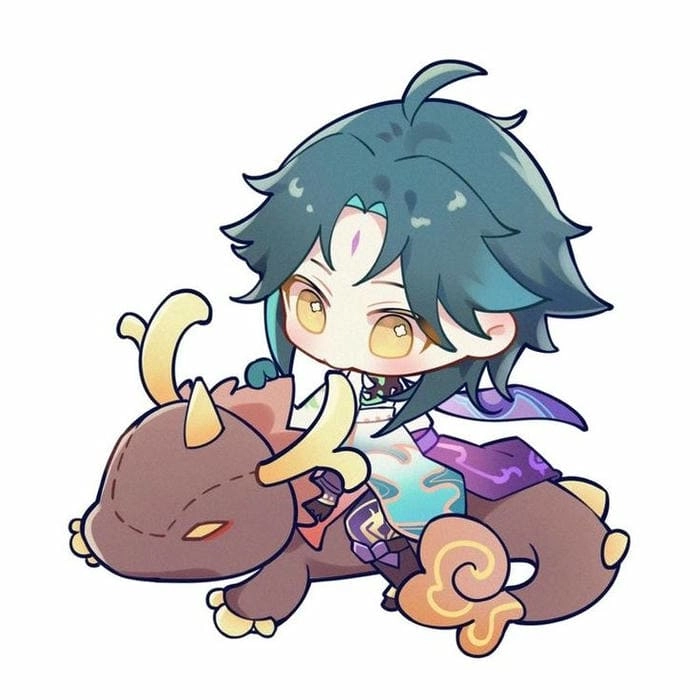 Ảnh Xiao chibi dễ thương