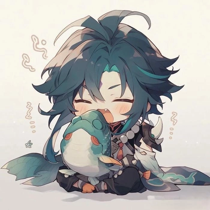 Ảnh Xiao chibi dễ thương