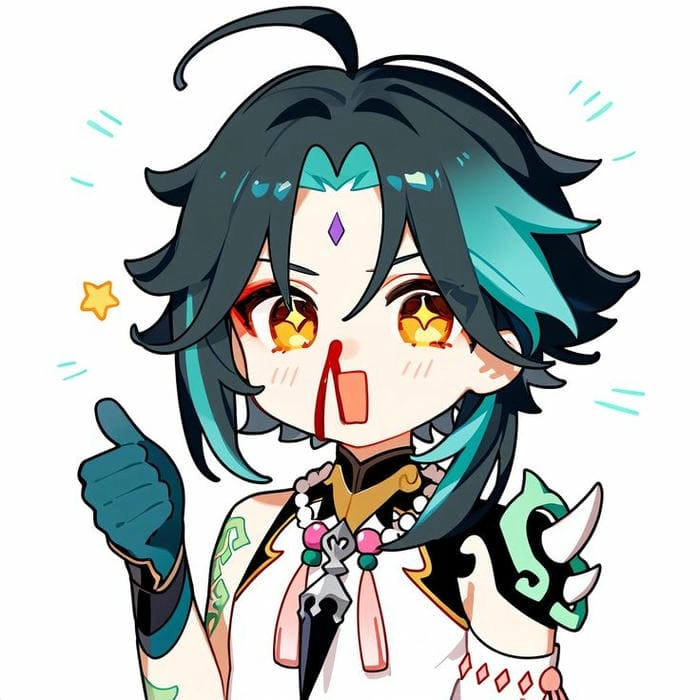 Ảnh Xiao chibi dễ thương