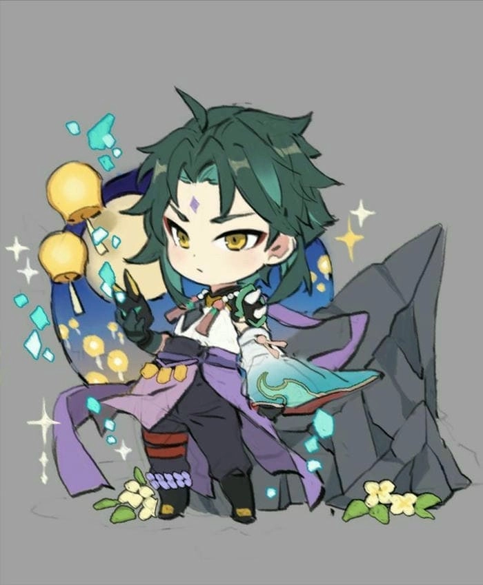 Ảnh Xiao chibi dễ thương
