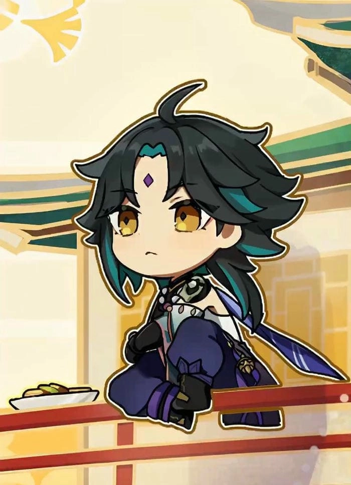 Ảnh Xiao chibi dễ thương